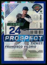 2024 Panini Prospect Edition #26 Francisco Vilorio Blue Ice Holo #/299