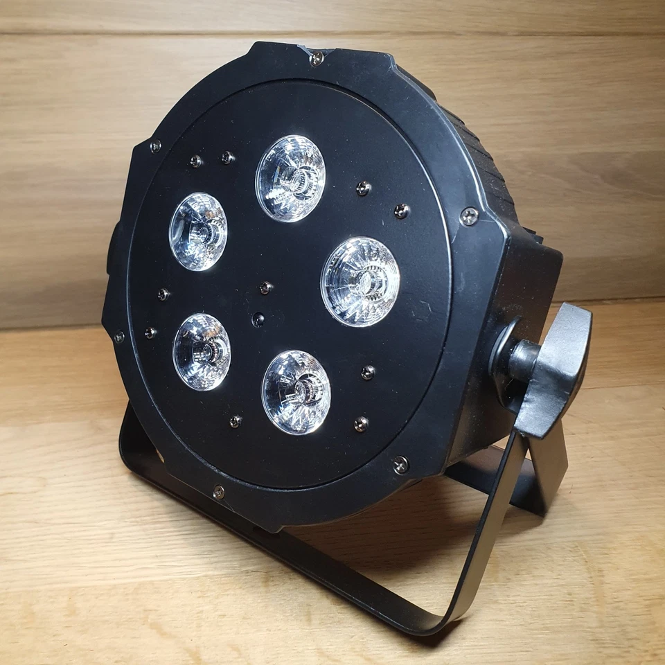 ADJ Mega Hex Par 5x6W RGBWA+UV LED Par Can Wash Light DMX Uplight Stage EuroPlug - Image 3 of 4
