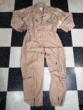 Military Flyers Coveralls CWU-27/P ARMID Flight Suit Desert Tan Captain Sz 46 R