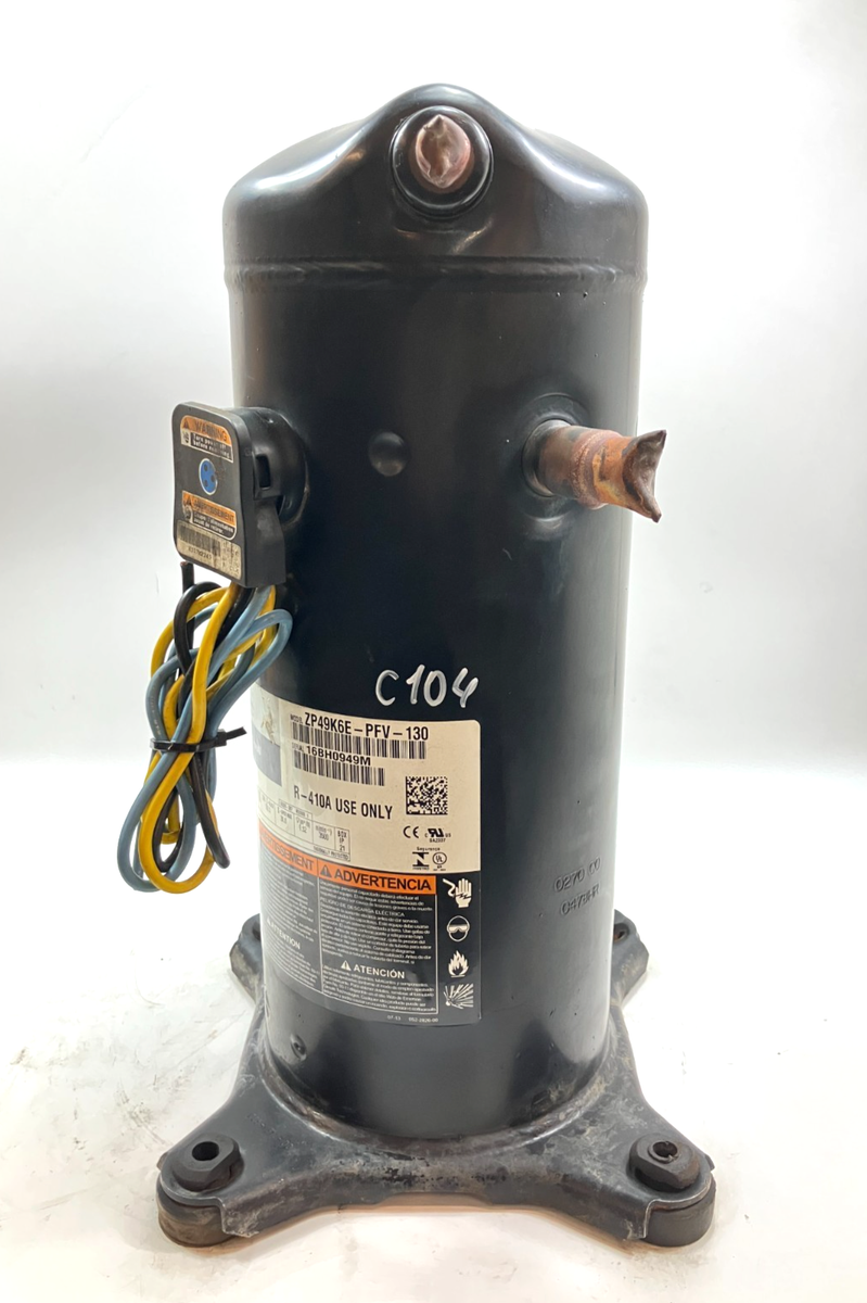 Emerson Copeland / ZP49K6E-PFV-130 / HVAC Compressor / Tested for