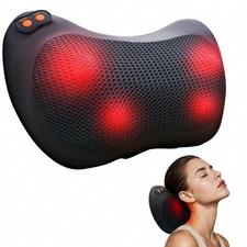 Shiatsu Back Neck Massager with Heat, Deep Tissue Kneading Electric Massage...