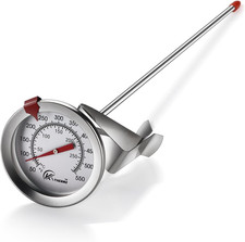 Candy/Deep Fry Thermometer with Instant Read,Dial Thermometer,2" Stainless St...