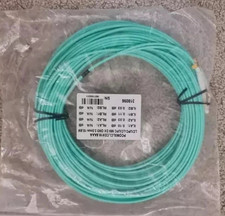 Image of LC-LC Multi-mode Fibre Patch Cable Duplex OM3 50/125 3mm Aqua 18.5m