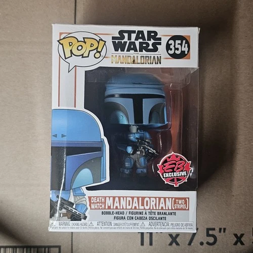 2019 Funko Pop! Star Wars The Mandalorian Death Watch Mandalorian #354 EB EXCLUS