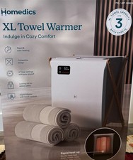 Brand New Homedics XL Towel Warmer, Luxe Spa Edition