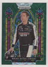 2020 Panini Prizm Stained Glass Green Scope Prizm 26/99 Brad Keselowski #64 n1u