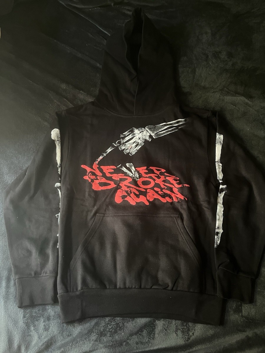 Vlone x NBA Youngboy Bones Hoodie Black Size Small Brand New | eBay