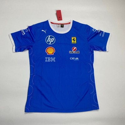 Puma Scuderia Ferrari Team Shirt - Blue - Sponsor Edition Replica 