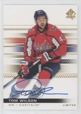 2019-20 SP Authentic Limited Tom Wilson #39 Auto