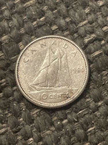 1960 Canada 10 Cents — photo from the most recent tracked eBay sale