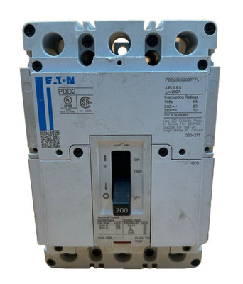 Eaton PDD23G0200TFFL 200A 240V 3P Circuit Breaker 200 Amp 3 Pole 3PH