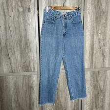 Vintage Abercrombie & Fitch Jeans Women Size 10 Made in USA High Rise Blue Color