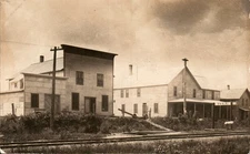 c1910 Railroad Train Depot General Store, TULA, MS Real Photo Postcard RPPC