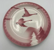 Syracuse China Railroad Ware Small Dessert Plate The Traveler Pattern 6 3/8"