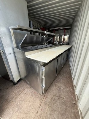 Commercial Pizza Prep Table KRP-965 Kairak  Measures - 98  wide X 35  deep