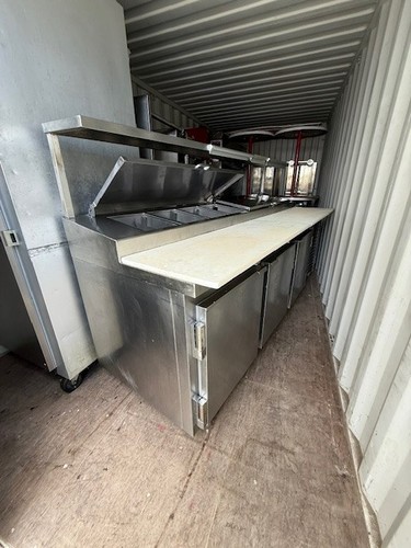 Commercial Pizza Prep Table KRP-965 Kairak Measures - 98” wide X 35” deep