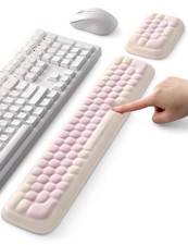 Keyboard and Mouse Wrist Rest Set, Computer Wrist Pad Support, Ergonomic Keyp...