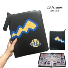 Giant Pokemon Cards Binder 9 Pocket Zip Folder Album Book Case-Holds 720