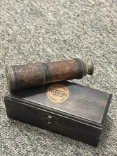 Marine Antique Telescope 16" inch Maritime Nautical Brass and Leather Spyglass