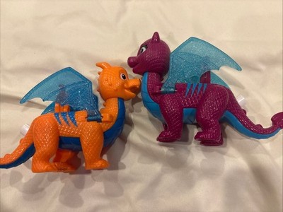 Paw Patrol Rescue Knights Blizzie & Draco Dragon Action Figures Nickelodeon Lot