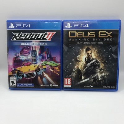 Redout 2: Deluxe Edition (PS4)(Sony Playstation 4) & Deus Ex Mankind Divided