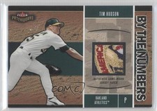 2004 Fleer Patchworks By the Numbers Patch 36/100 Tim Hudson #BN/TH Patch 1sy