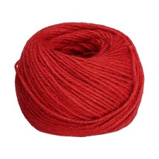 164 Feet Natural Jute Twine 2mm Twine String Color Jute Rope, Red