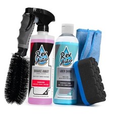 Complete Wheel and Tire Cleaner Kit - Removes Brake Dust Adds Shine to