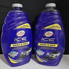 Lot of 2 - Turtle Wax Ice Premium Car Care, Wash Wax T472