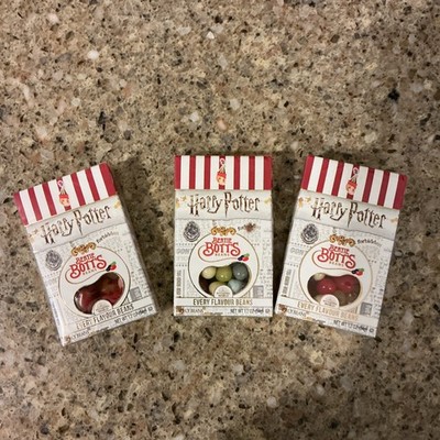 3 Boxes Harry Potter Jelly Belly Bertie Botts Every Flavor Beans 1.2 oz USA