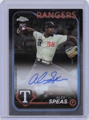 2024 Topps Chrome Alex Speas #RA-ASP Rookie Autographs