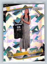 2025 Panini Prizm WNBA #85 Ajsa Sivka Ice Prizms Basketball
