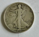 1917-D Obv. USA Walking Liberty Half Dollar