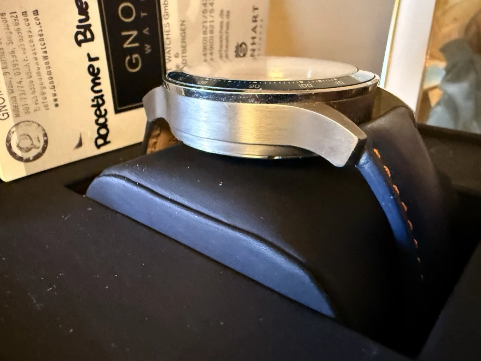 Steinhart Racetimer 7750 Chronograph Blue Dial - Image 3 of 4