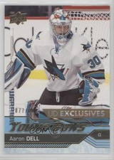 2016-17 Upper Deck Young Guns Exclusives 77/100 Aaron Dell #478 19ed