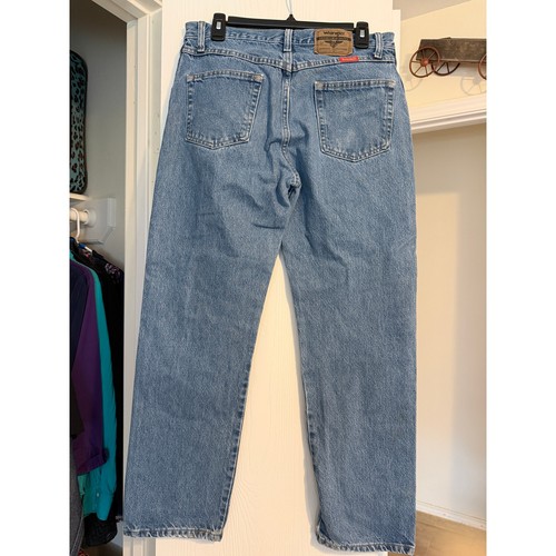 Wrangler Regular Fit Jeans Men's 31x30 Light Wash Denim Vintage Style