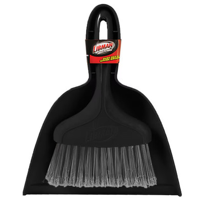 Libman Plastic Whisk Broom and Dust Pan Handheld dustpan with brush