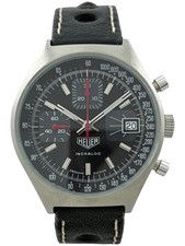 Cronografo uomo Heuer 1589B French carica manuale Valjoux 7765, funzionante