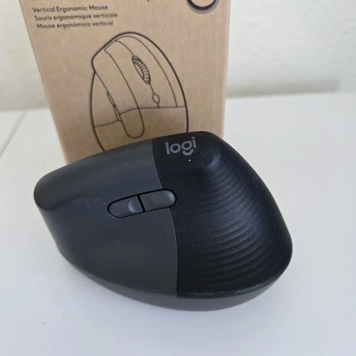 NWT Logitech Lift Vertical Ergonomic Mouse, Wireless Bluetooth or USB Receiver