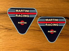 2x MARTINI Rally Aufkleber Retro Vintage Oldtimer Rennsport Racing Roller V2 789