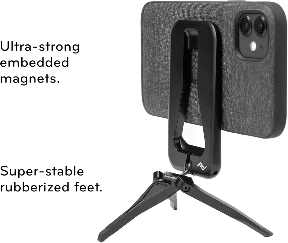 Portable Black Phone Tripod Stand - Image 4 of 4