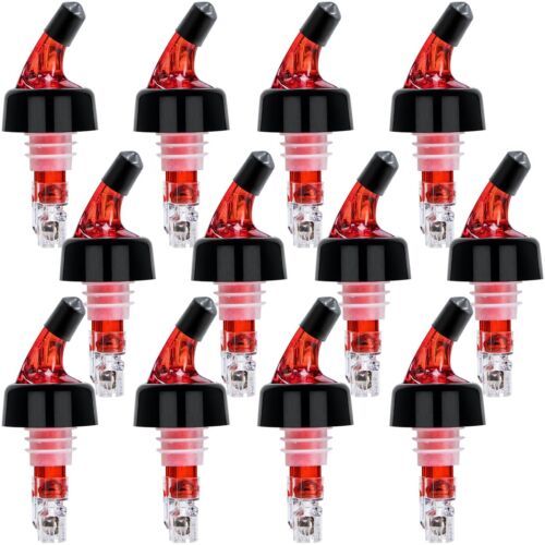 Automatic Measured Bottle Pourer Pack Of 12 1 Oz 30 Ml Quick Shot Spirit Measu