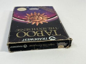 Taboo: The Sixth Sense Nintendo Entertainment System, 1989 NES Cart & Box