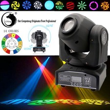 120W RGBW Moving Head Stage Lighting LED Spot Beam DMX Disco DJ Party GOBO Light