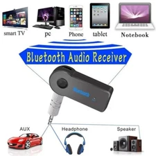 Bluetooth 5.0 AUX Receiver 3.5mm Wireless Audio Adapter with Mic for Car Stereo