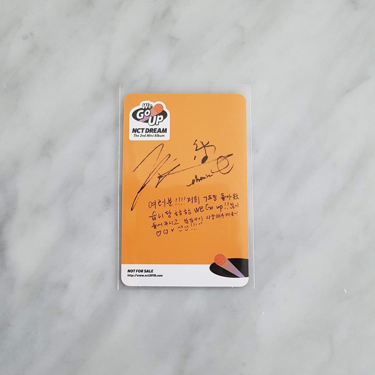 NCT 2nd mini Album We Go Up Official Photocard Photo Card Mark