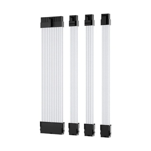 Stromverlängerungskabel Set 1x24Pin/1x4+4 CPU /2x6+2Pin PCIE GPU Kabel 30cm - Afbeelding 8 van 14
