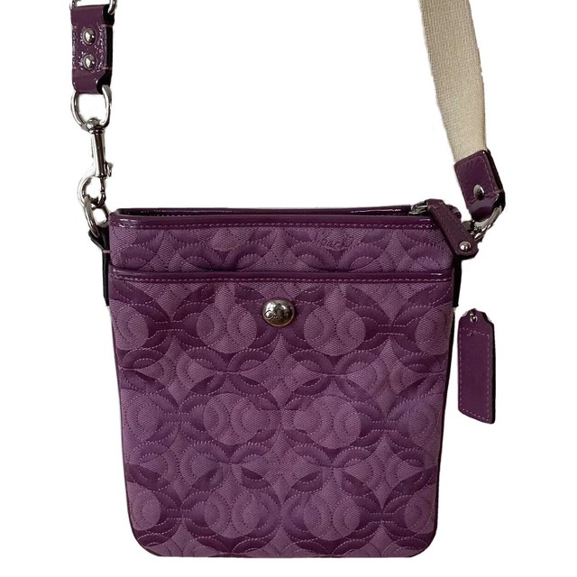coach plum crossbody
