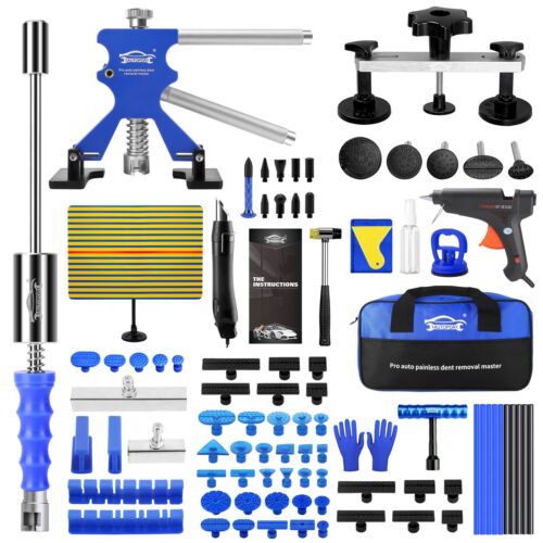 Car Paintless Dent Repair Tool Auto Slide Hammer Hail Damage Remover Puller Kit