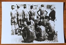 Bernard Kobel Traditional Tattoo Photo B&W Vintage Tattooed Japanese Men, Body